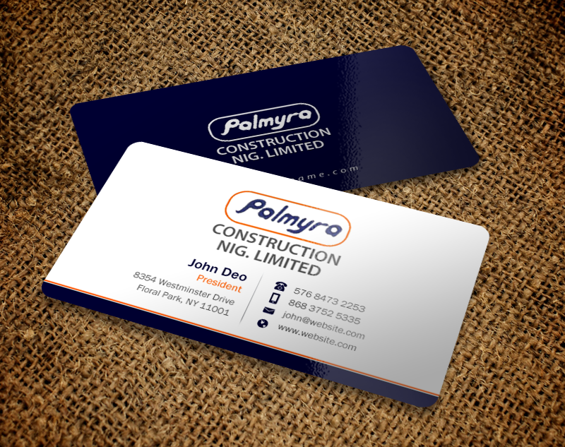 Design de Carte de Visite par Brand aid pour Palmyra Constructions  | Design #9603492