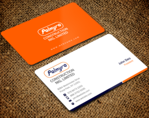 Diseño de Tarjeta de Presentación por Brand aid para Palmyra Constructions  | Diseño: #9603501