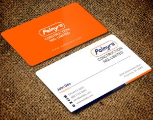 Diseño de Tarjeta de Presentación por Brand aid para Palmyra Constructions  | Diseño: #9603508