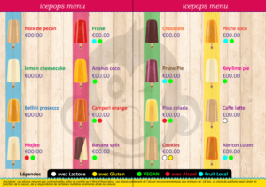 Design de Menu par Parul pour MonkeyStick Marti | Design : #9508551