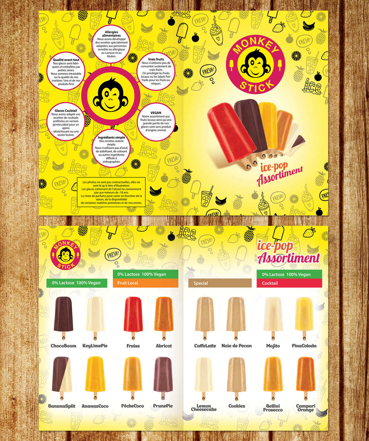 Menu Design by Victor_pro for MonkeyStick Marti | Design #9532740