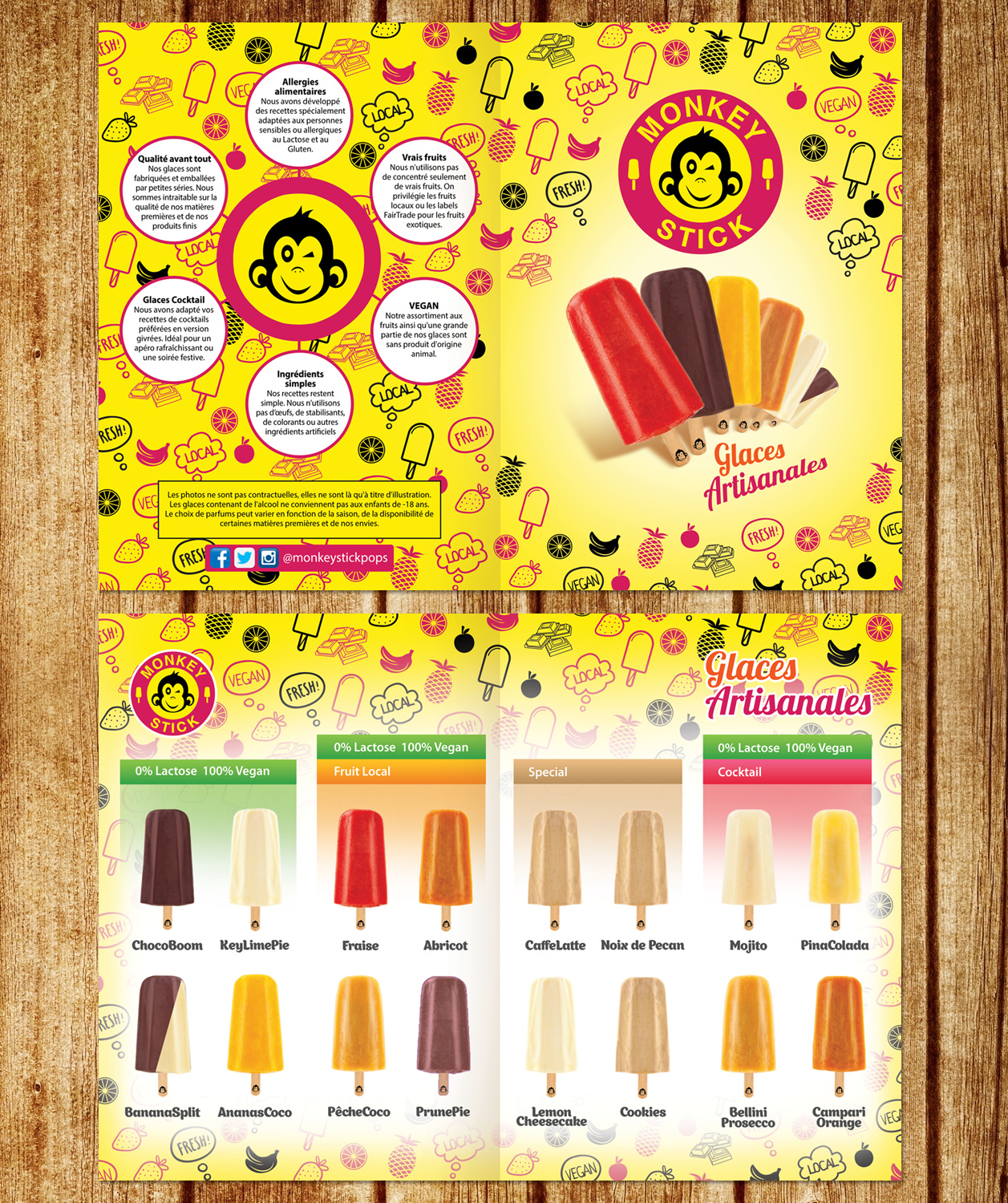 Design de Menu par Victor_pro pour MonkeyStick Marti | Design #9553651