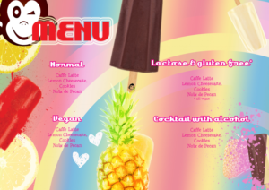 Design de Menu par sophy5913 pour MonkeyStick Marti | Design : #9541455