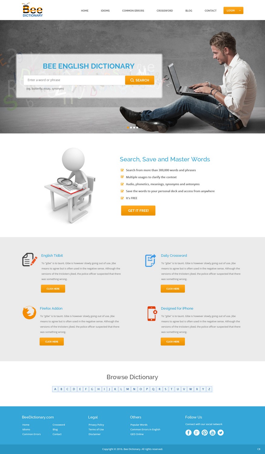 Web Design by pb for this project | Design #9501020