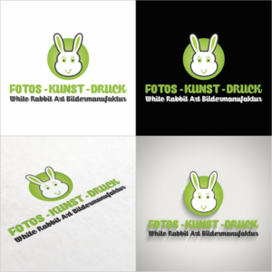 Logo Design by DG for White Rabbit Art | Design: #9555408