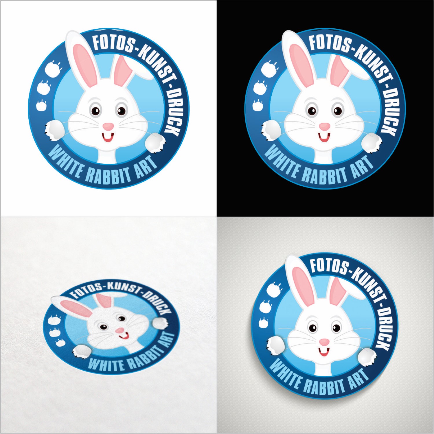 Logo Design by DG for White Rabbit Art | Design #9555409