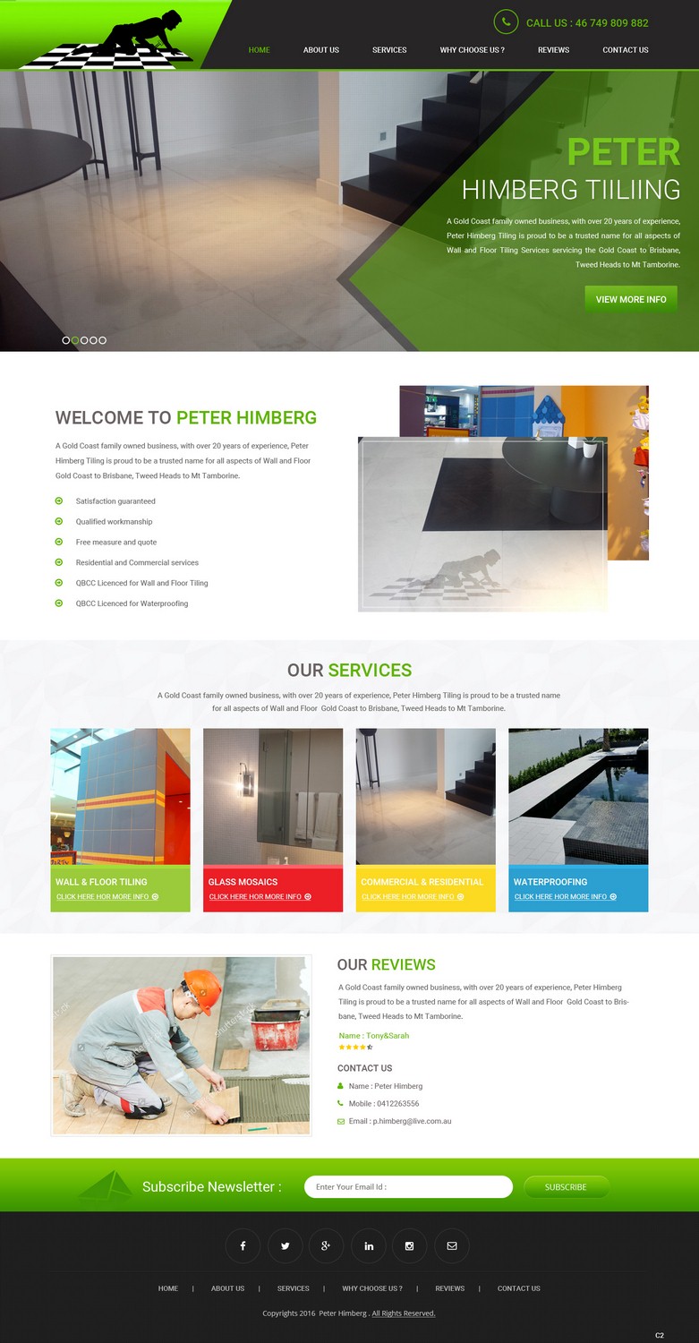 Web Design by pb for this project | Design #9491272