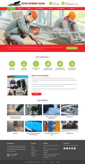 Web Design by pb for this project | Design: #9501427