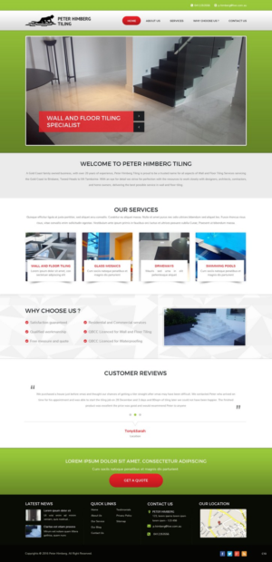 Web Design by pb for this project | Design: #9501454