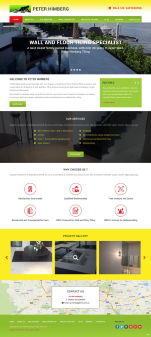 Web Design by pb for this project | Design: #9511824