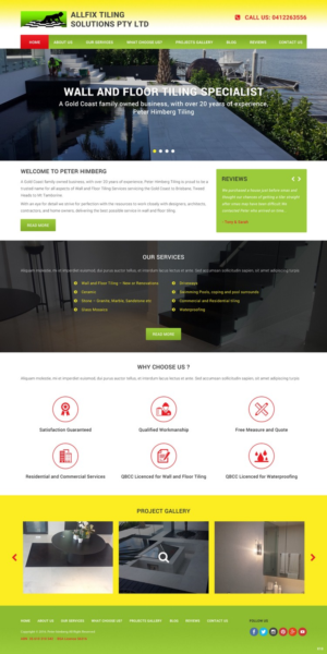 Web Design by pb for this project | Design: #9533072