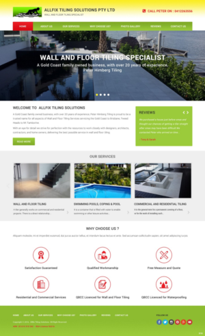 Web Design by pb for this project | Design: #9550847