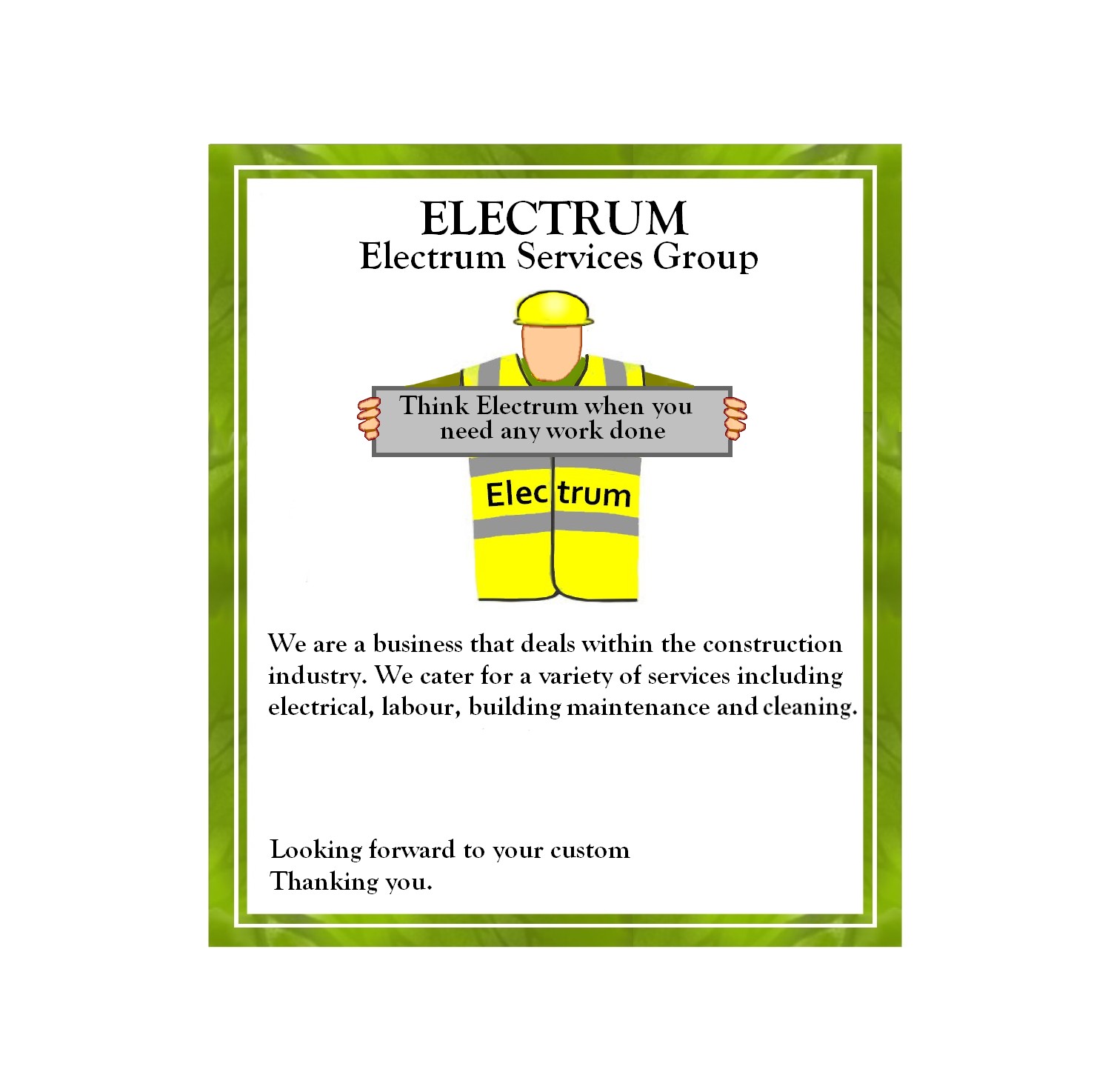 Logo Design by designerone for Electrum Services Group | Design #9503395