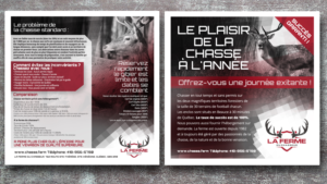 Rush - Brochure design - La ferme du chasseur | Design de Brochure par see why