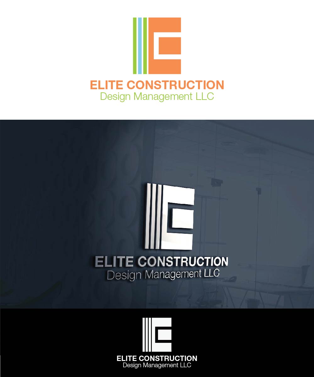 Logo Design by joliau for Elite Construction Design Management LLC | Design #9481909