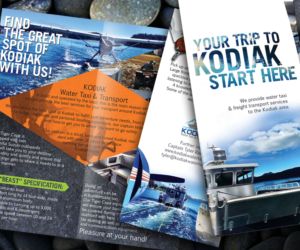 Flyer Design by bims for Kodiak Water Taxi and Transport | Design: #9519979