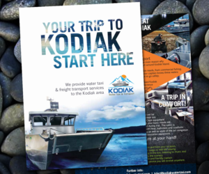 Flyer Design by bims for Kodiak Water Taxi and Transport | Design: #9720149