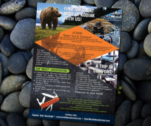 Flyer Design by bims for Kodiak Water Taxi and Transport | Design: #9732286