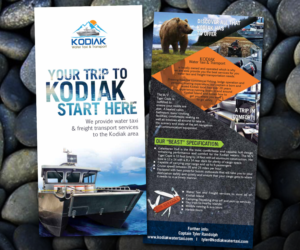 Flyer Design by bims for Kodiak Water Taxi and Transport | Design: #9784309