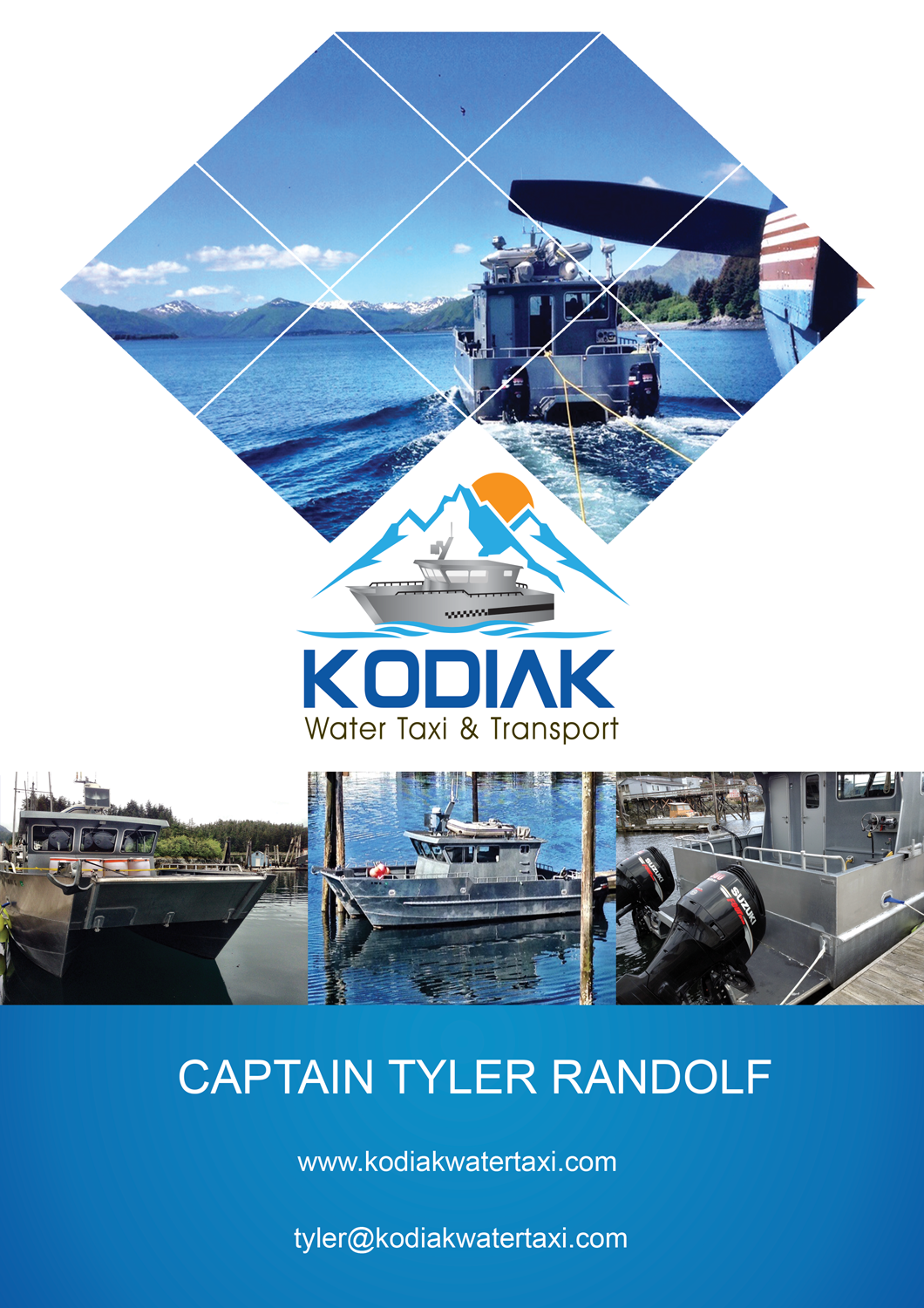 Flyer Design by aniep for Kodiak Water Taxi and Transport | Design #9514366