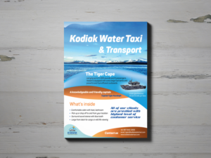 Flyer-Design von DesignKM für Kodiak Water Taxi and Transport | Design #9509369