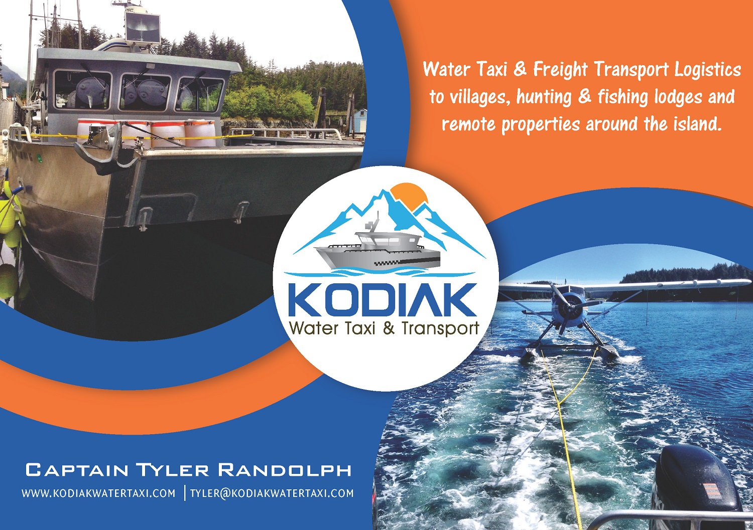 Flyer Design by Vimal Teja for Kodiak Water Taxi and Transport | Design #9496475