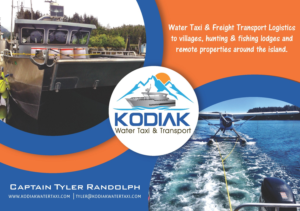 Design de Flyer par Vimal Teja pour Kodiak Water Taxi and Transport | Design : #9496475