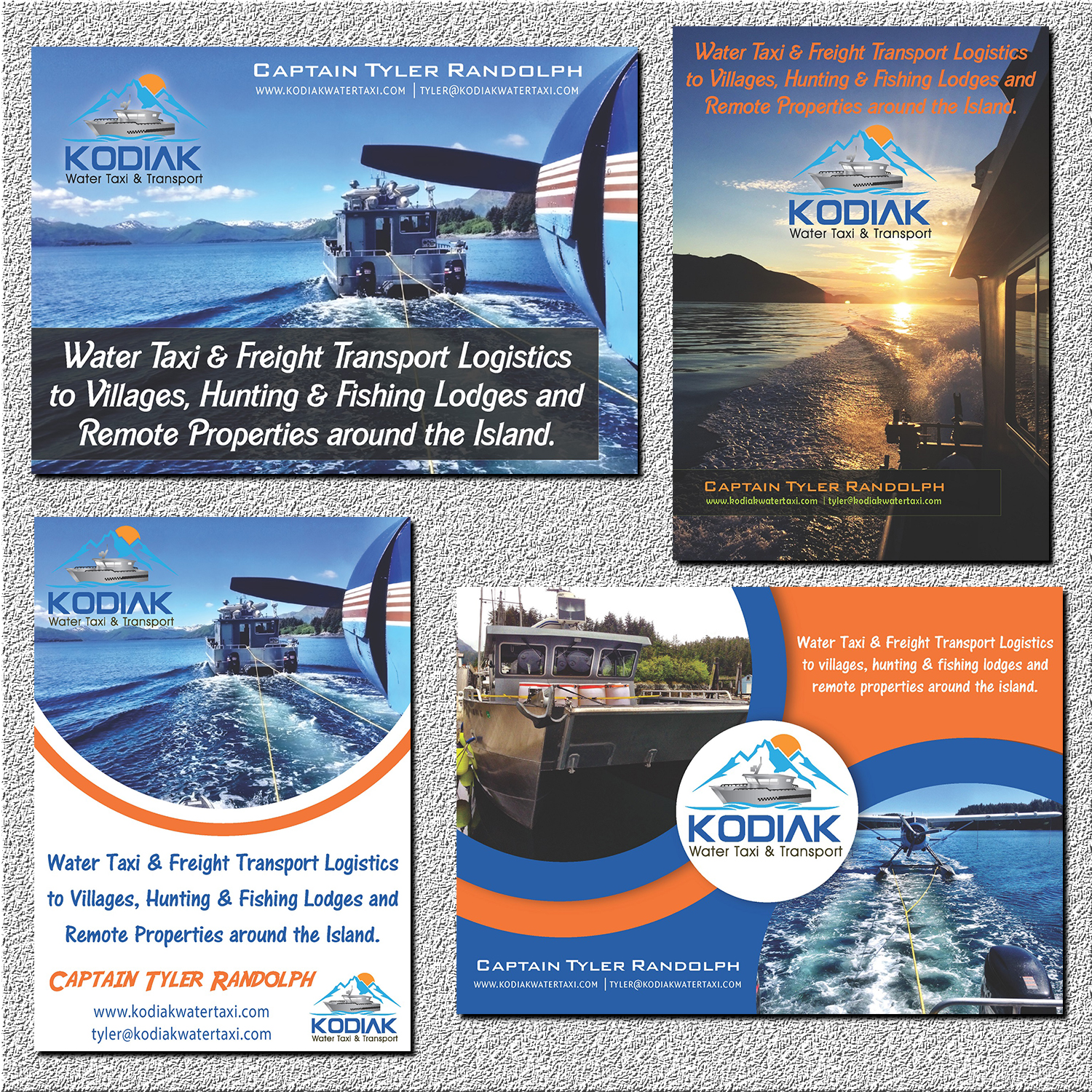 Design de Flyer par Vimal Teja pour Kodiak Water Taxi and Transport | Design #9496515