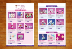 Catalogue Design by Artcher for The Roxy Grace Company | Design: #9551460