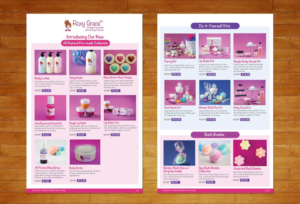 Catalogue Design by Artcher for The Roxy Grace Company | Design: #9551461