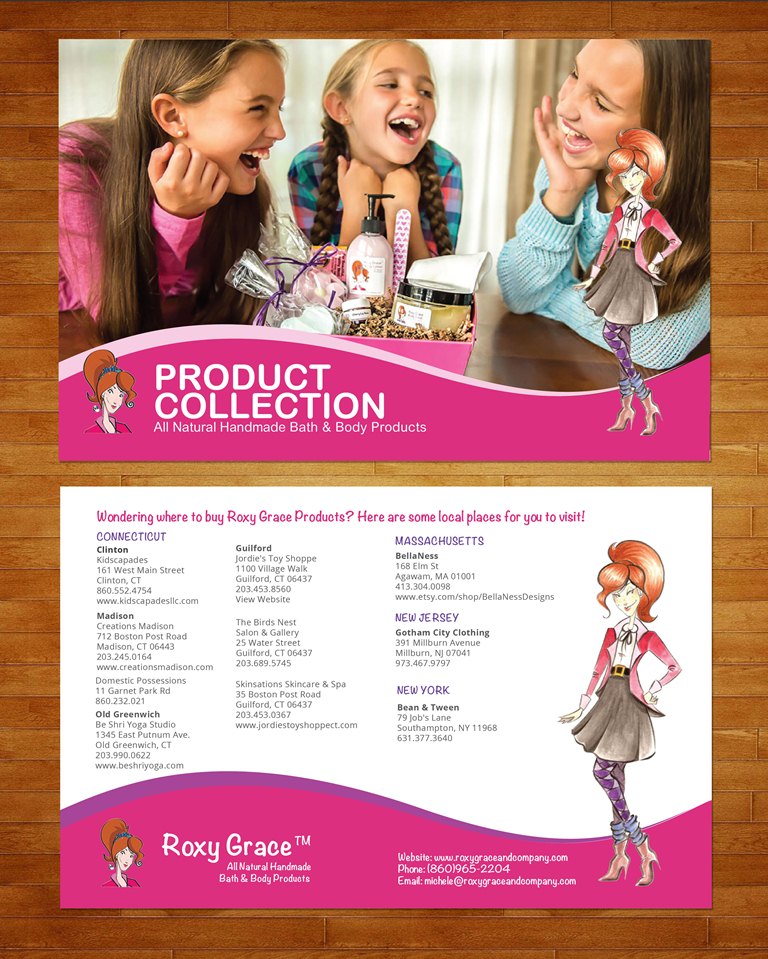 Design de Catalogue par Artcher pour The Roxy Grace Company | Design #9559024