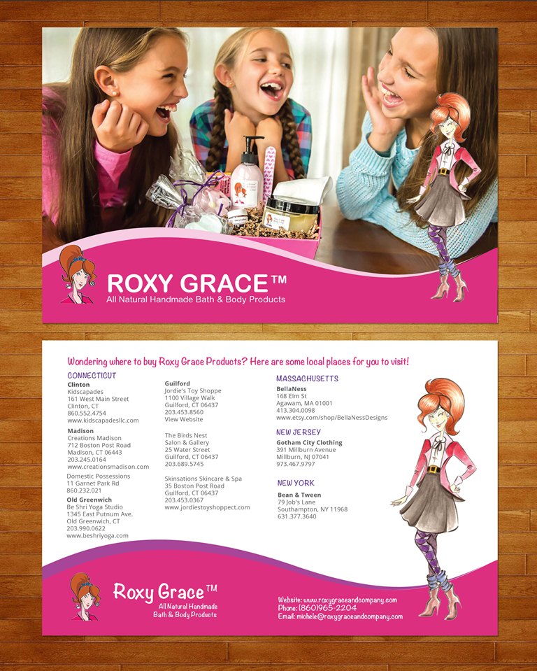 Design de Catalogue par Artcher pour The Roxy Grace Company | Design #9563423