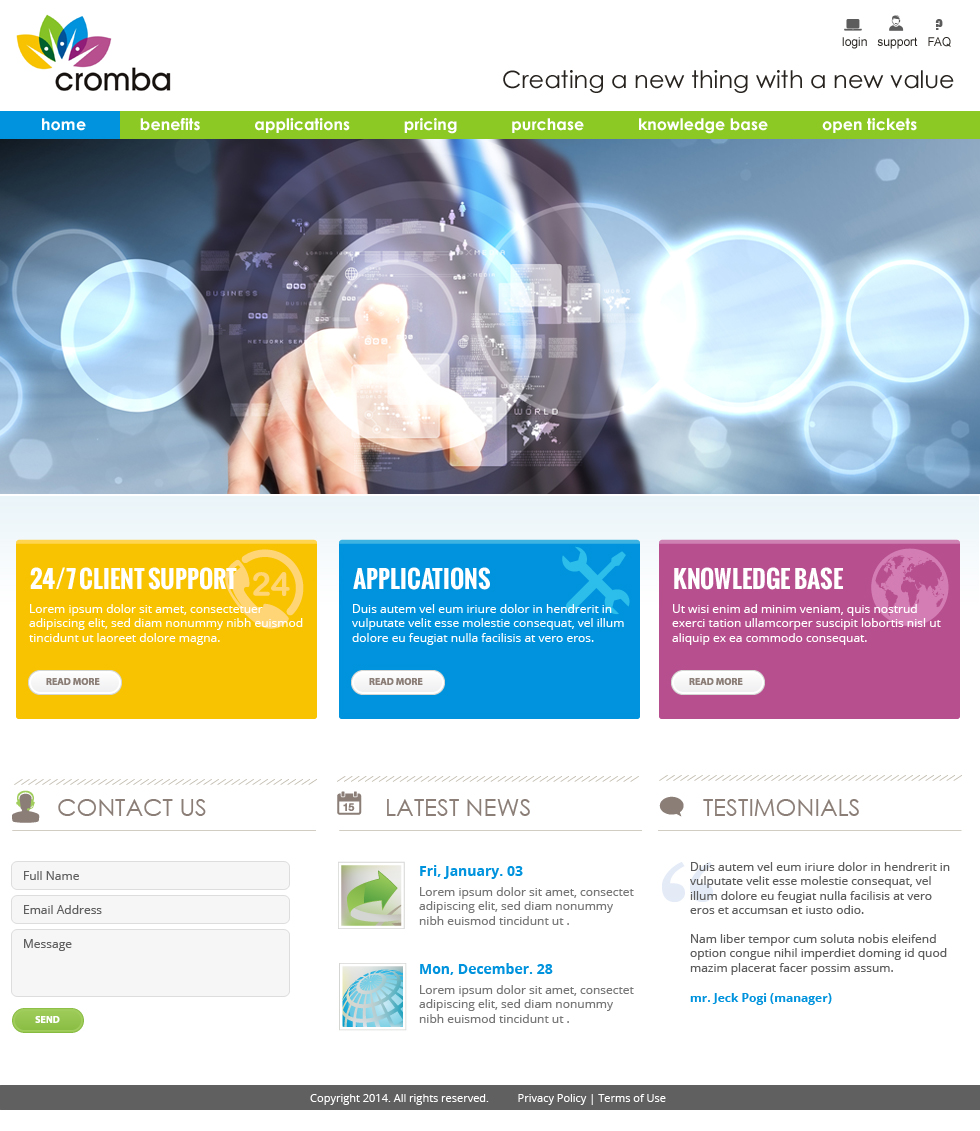 Web Design by jeckx2 for this project | Design #2892547