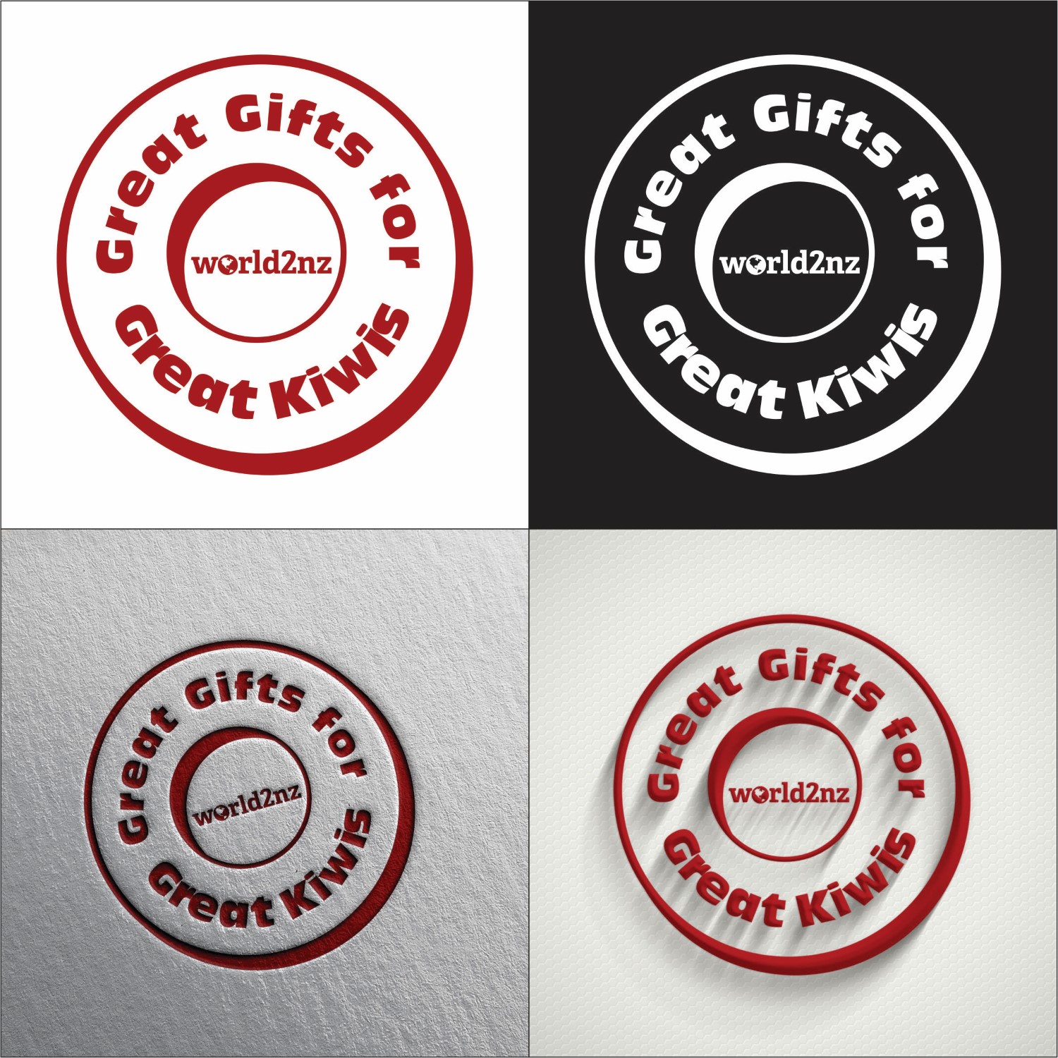 Diseño de Logo por DG para World2NZ Gift Center Ltd | Diseño #9491053