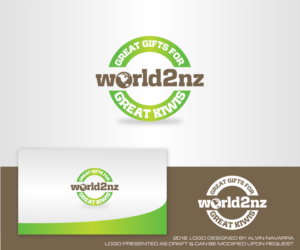 Logo Design by alvinnavarra for World2NZ Gift Center Ltd | Design: #9514737