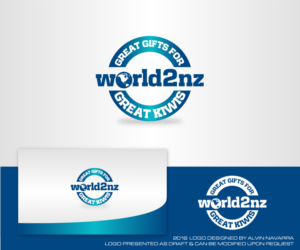 Logo Design by alvinnavarra for World2NZ Gift Center Ltd | Design: #9514742
