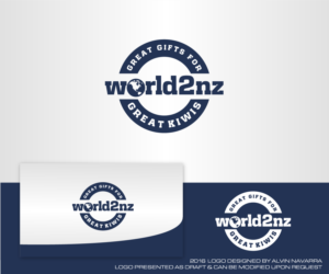 Logo Design by alvinnavarra for World2NZ Gift Center Ltd | Design: #9611467