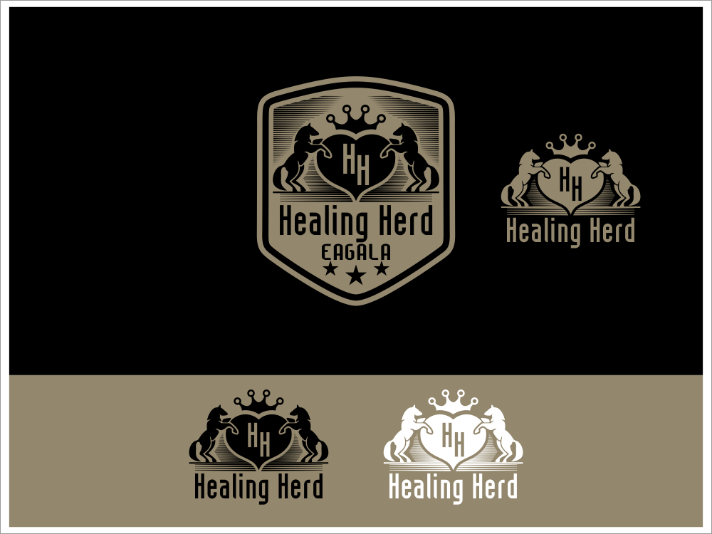 Logo Design by Miroslav Vladimirovich for Healing Herd | Design #2084160
