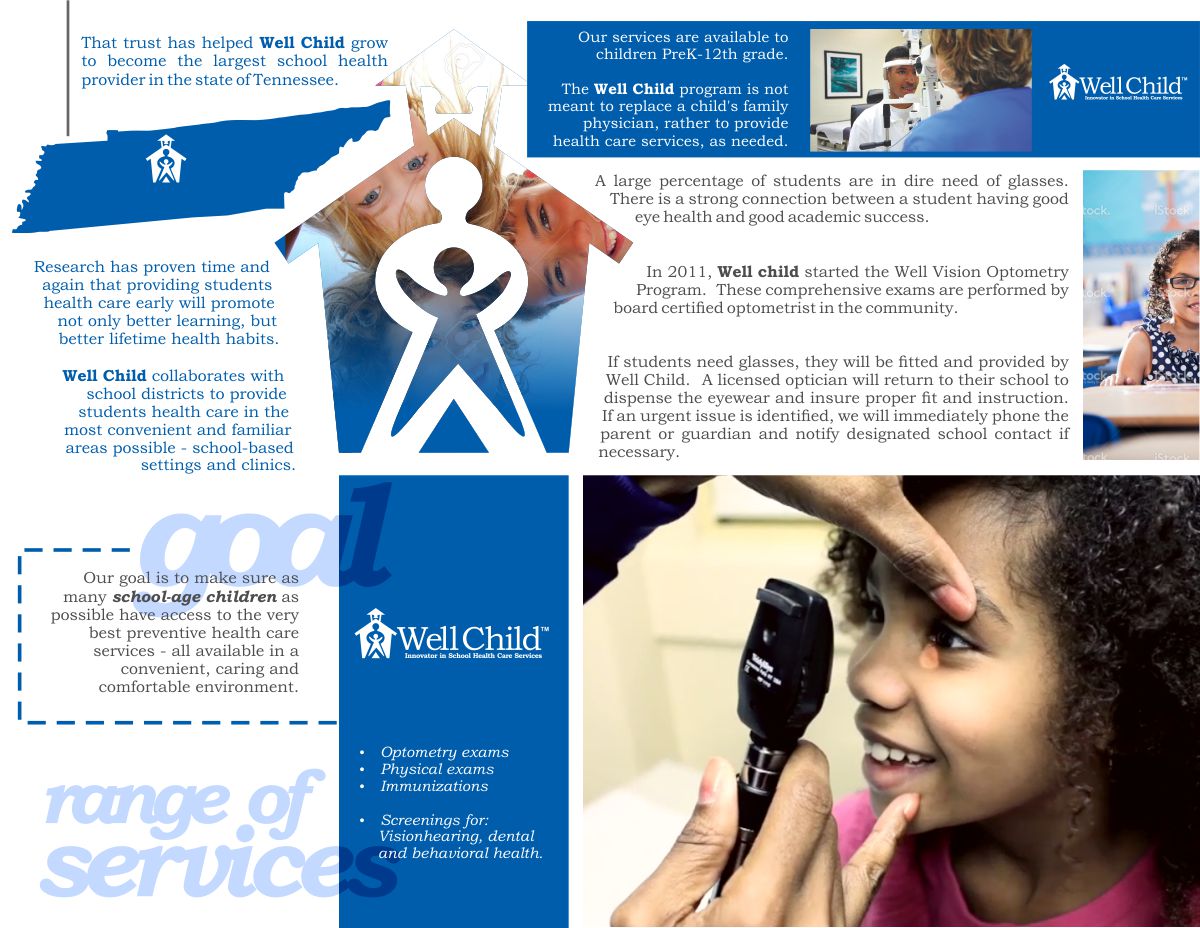 Diseño de Brochure por DesignMX (Renan Mejia) para Wellchild | Diseño #9671249
