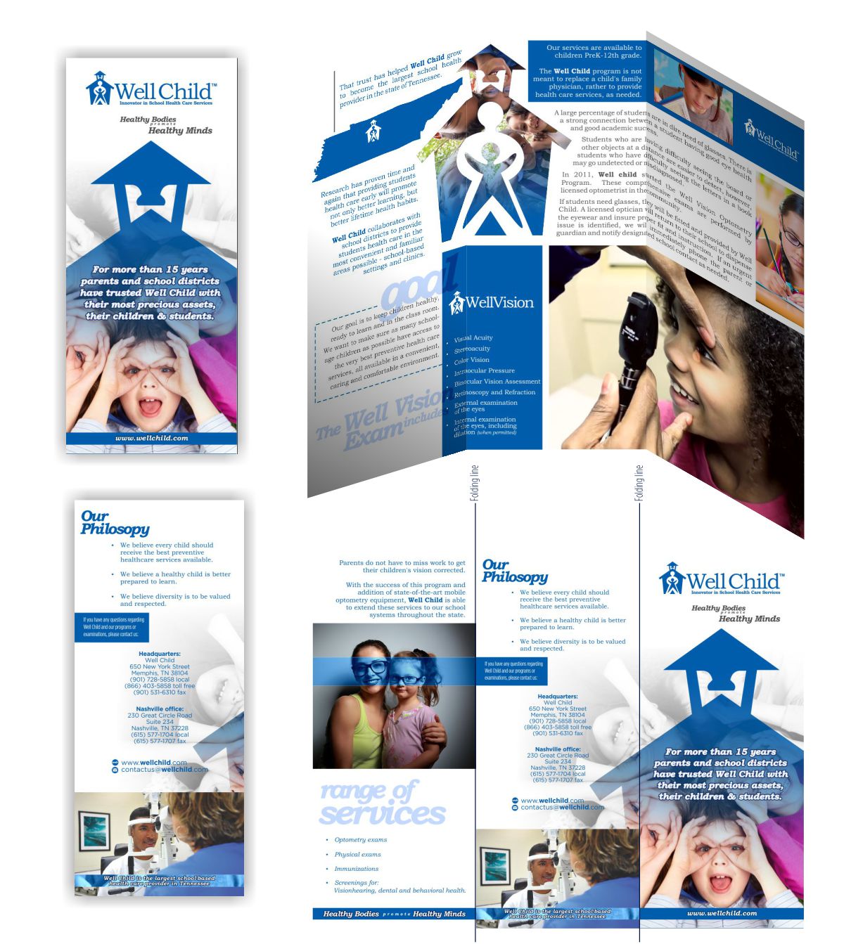 Diseño de Brochure por DesignMX (Renan Mejia) para Wellchild | Diseño #9772554