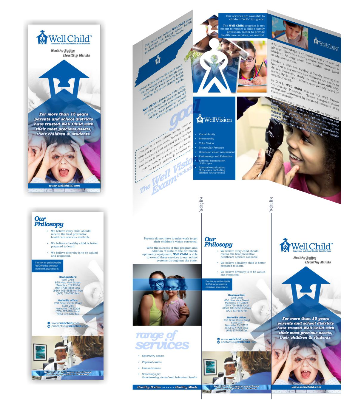 Diseño de Brochure por DesignMX (Renan Mejia) para Wellchild | Diseño #9772788