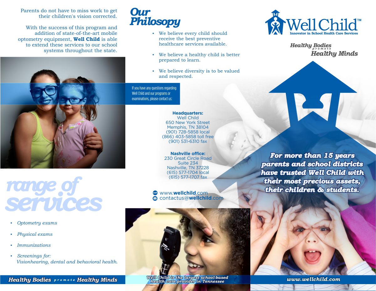 Diseño de Brochure por DesignMX (Renan Mejia) para Wellchild | Diseño #9776743
