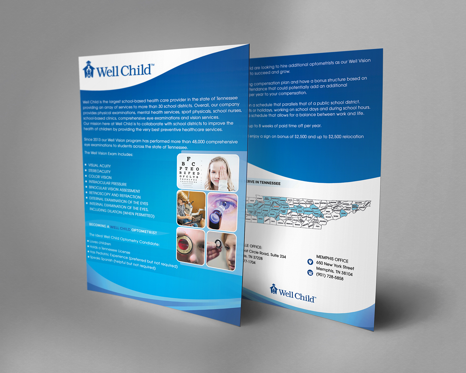 Diseño de Brochure por B L X C K_R X I N B O W para Wellchild | Diseño #9527555