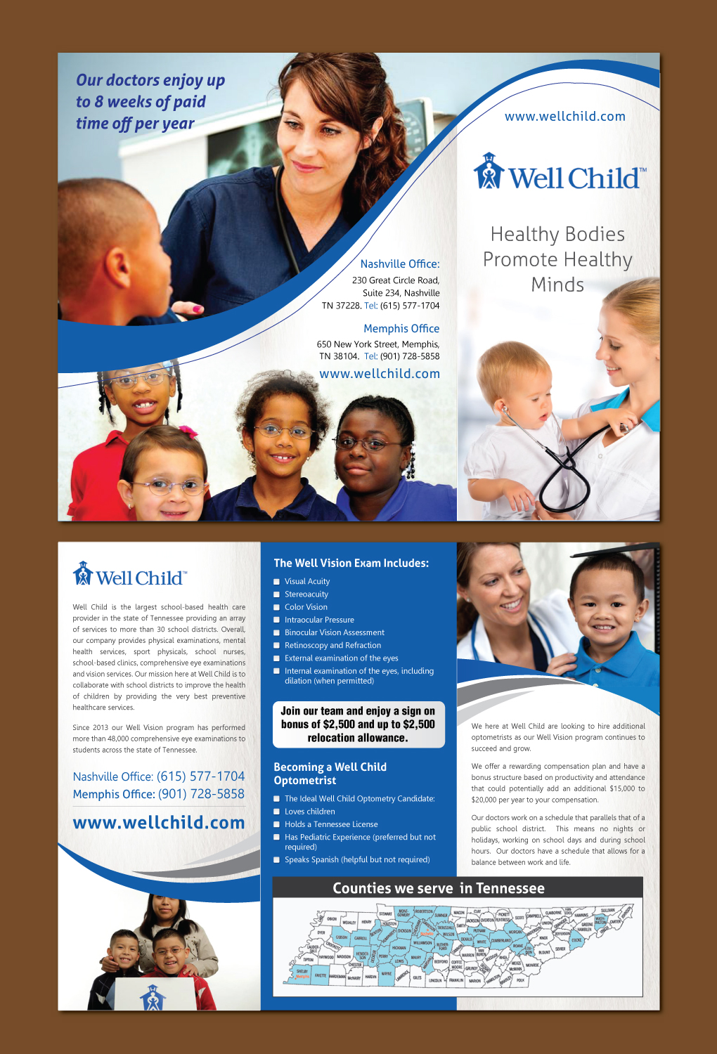 Design de Brochure par meet007 pour Wellchild | Design #9517179