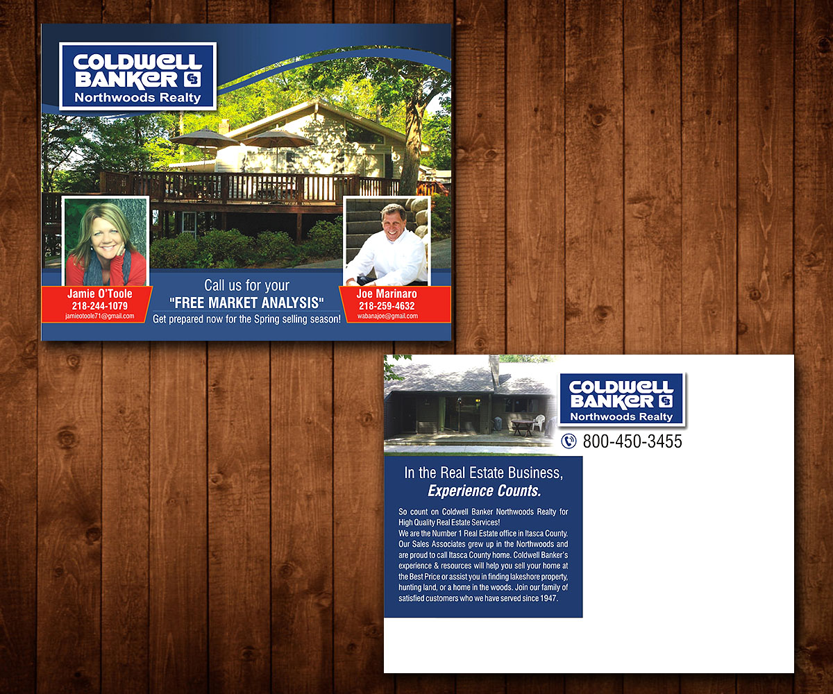 Postcard Design by Designers Hub for Coldwell Banker Northwood's | Design #9503386