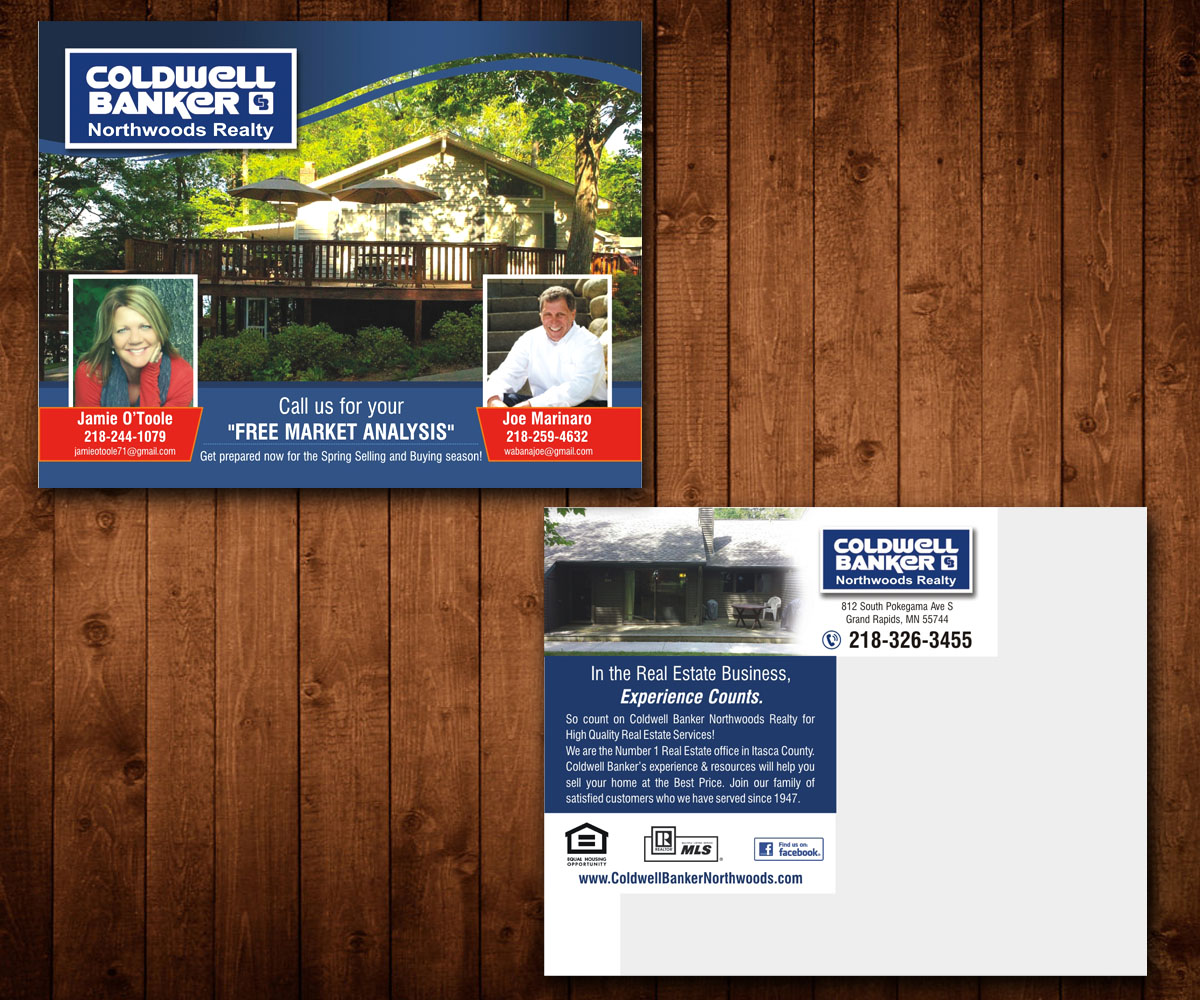 Diseño de Postal por Designers Hub para Coldwell Banker Northwood's | Diseño #9513342