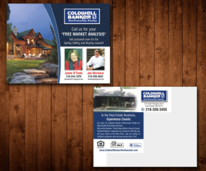 Diseño de Postal por Designers Hub para Coldwell Banker Northwood's | Diseño: #9513343