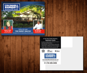 Diseño de Postal por Designers Hub para Coldwell Banker Northwood's | Diseño: #9552401