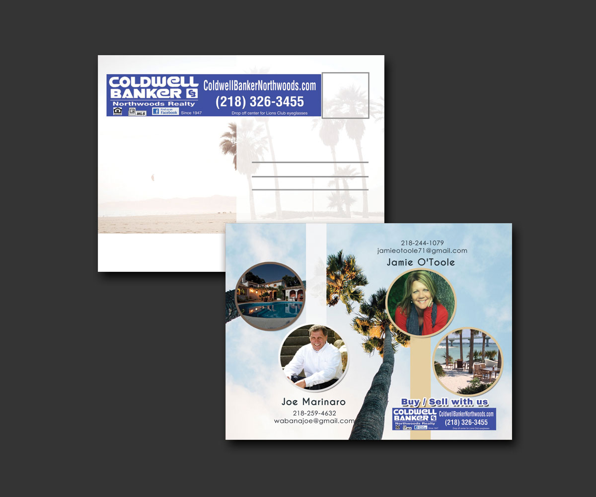 Diseño de Postal por JK18 para Coldwell Banker Northwood's | Diseño #9525638