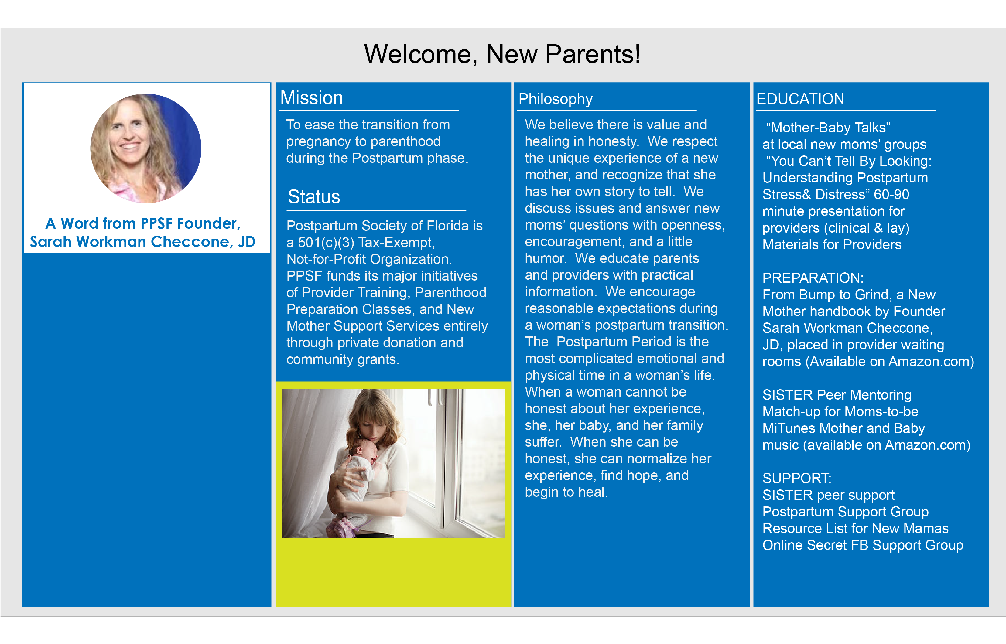Web Design by Be Creatives for Postpartum Society of Florida | Design #9572158